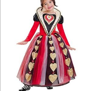 Girls red queen Halloween/ dress up costume!